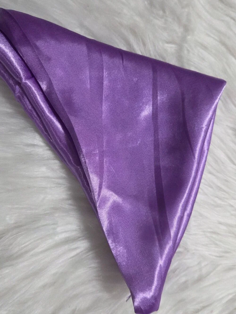Purple Silky Scarf